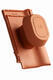 Sanitární prostupová taška DN 125 Signum s flexibilní připojovací hadicí včetně střešní průchodky, Přírodní červená - 1/2